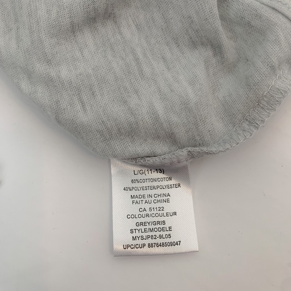 Disney Mickey Gray Boho Fringe Tank Top Size Large - Picture 8 of 9